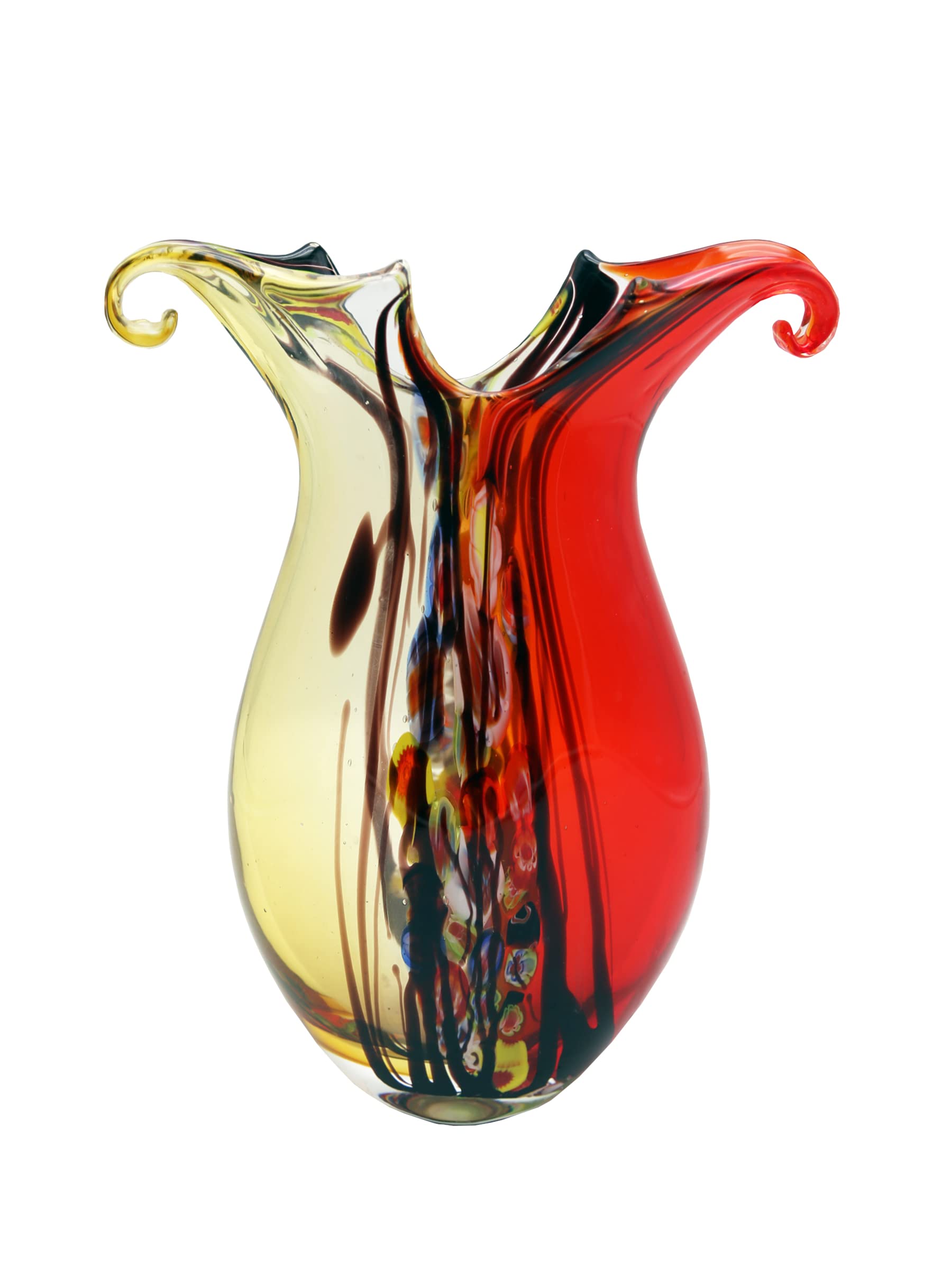 Amazon.com: Dale Tiffany AV20360 Cecile Hand Blown Art Glass Vase